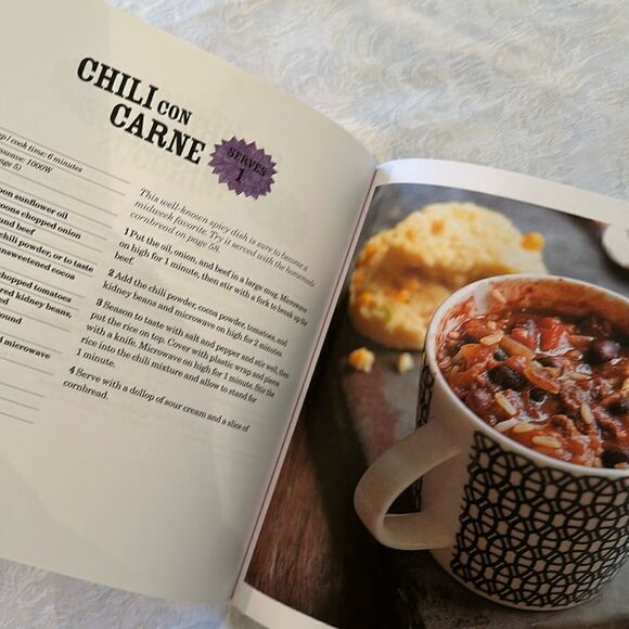 Cookbook Hardcover Microwave Meal in a Mug Denise Smart - Picture 10 of 11